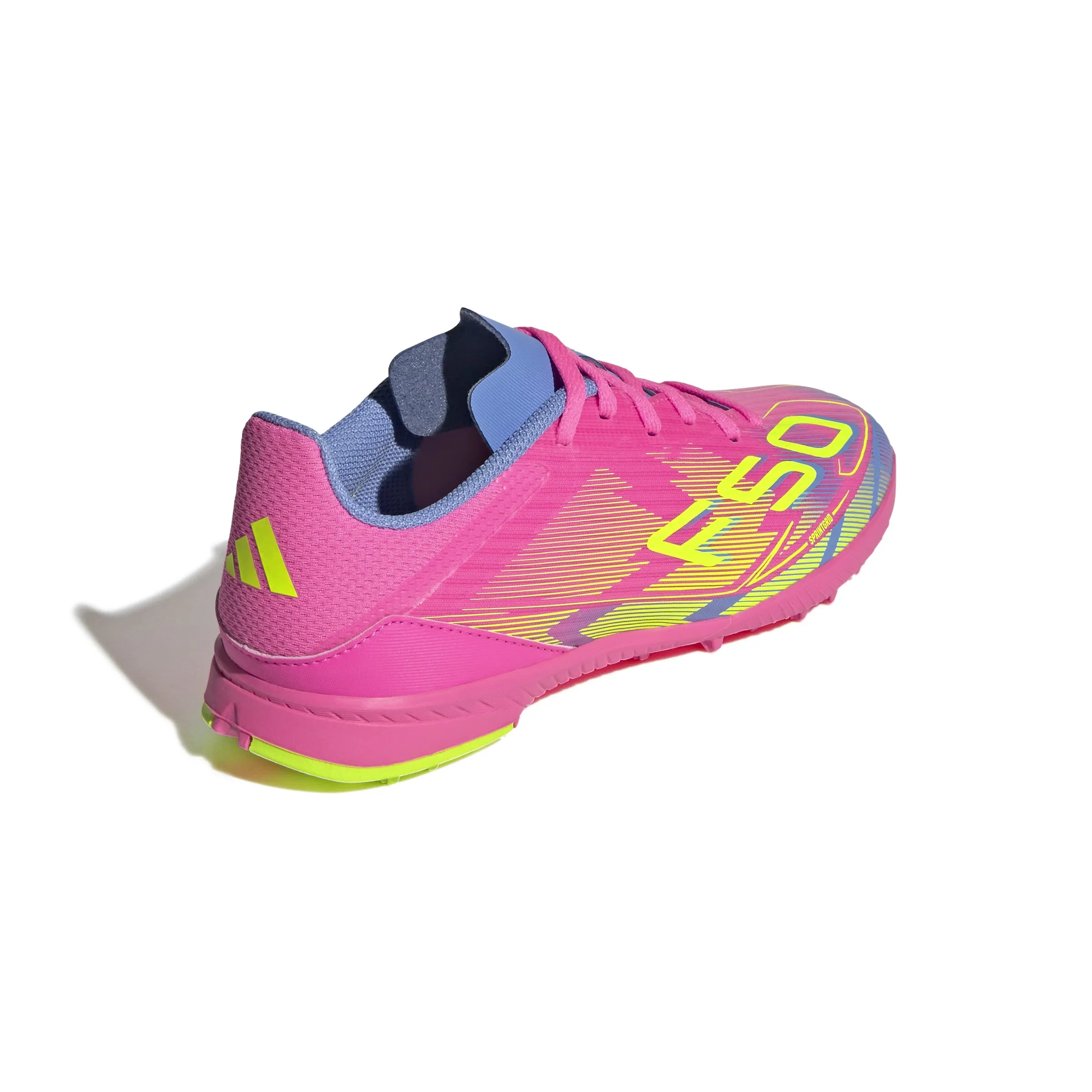 adidas F50 League TF Turf Junior- lucid pink/lucid lemon/blue fusion