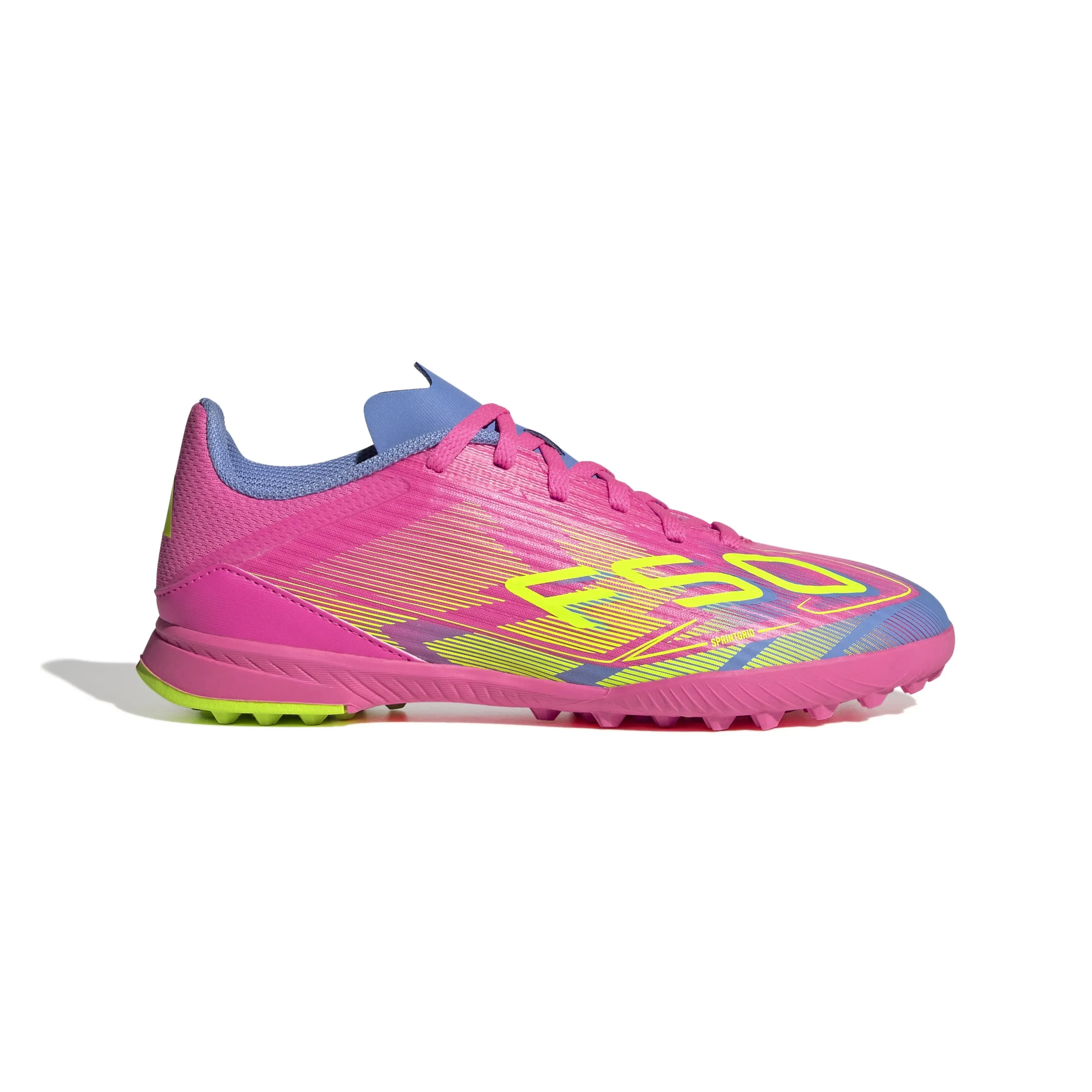adidas F50 League TF Turf Junior- lucid pink/lucid lemon/blue fusion