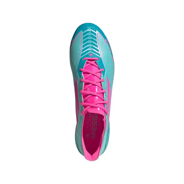 adidas F50 Messi Elite FG Firm Ground - flash aqua/lucid pink/lucid cyan