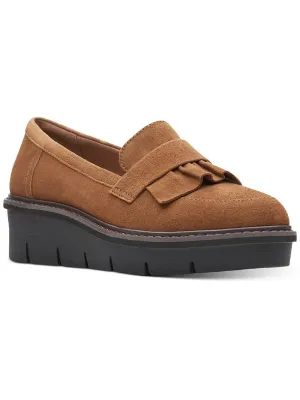 Airabell Slip Womens Suede Wedge Loafers