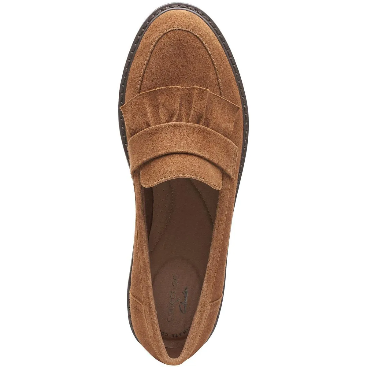 Airabell Slip Womens Suede Wedge Loafers