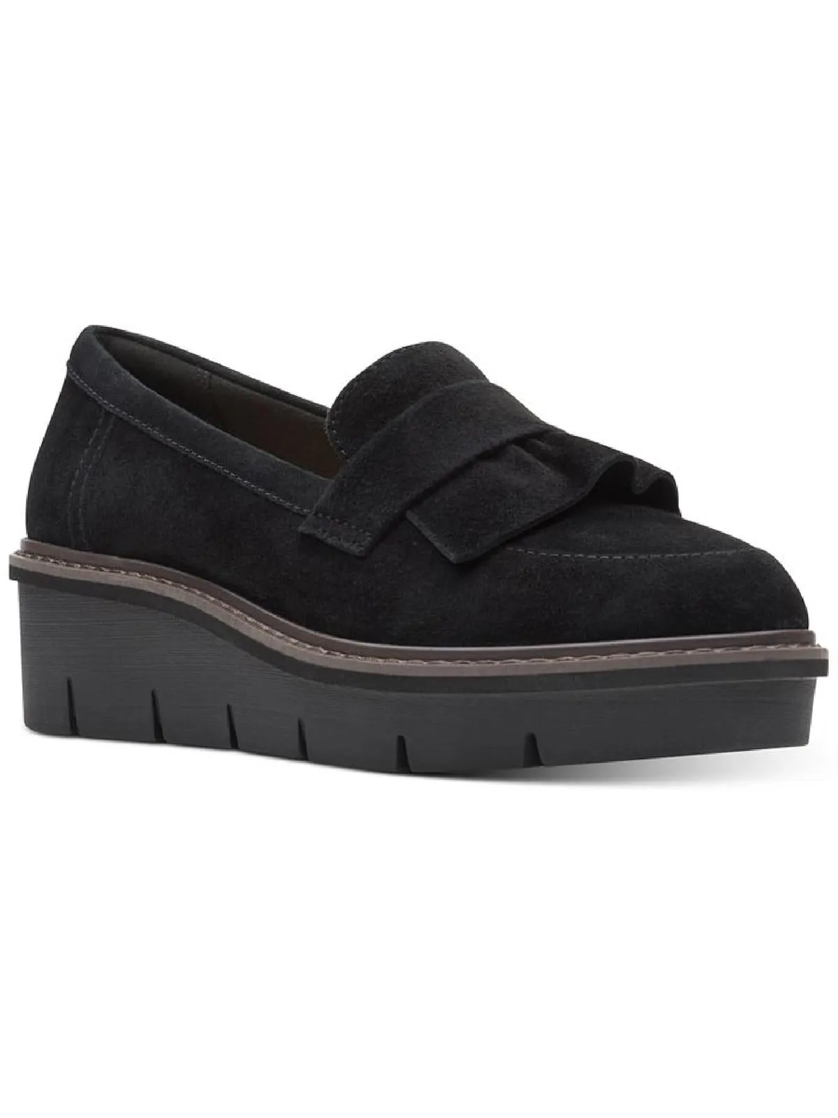 Airabell Slip Womens Suede Wedge Loafers