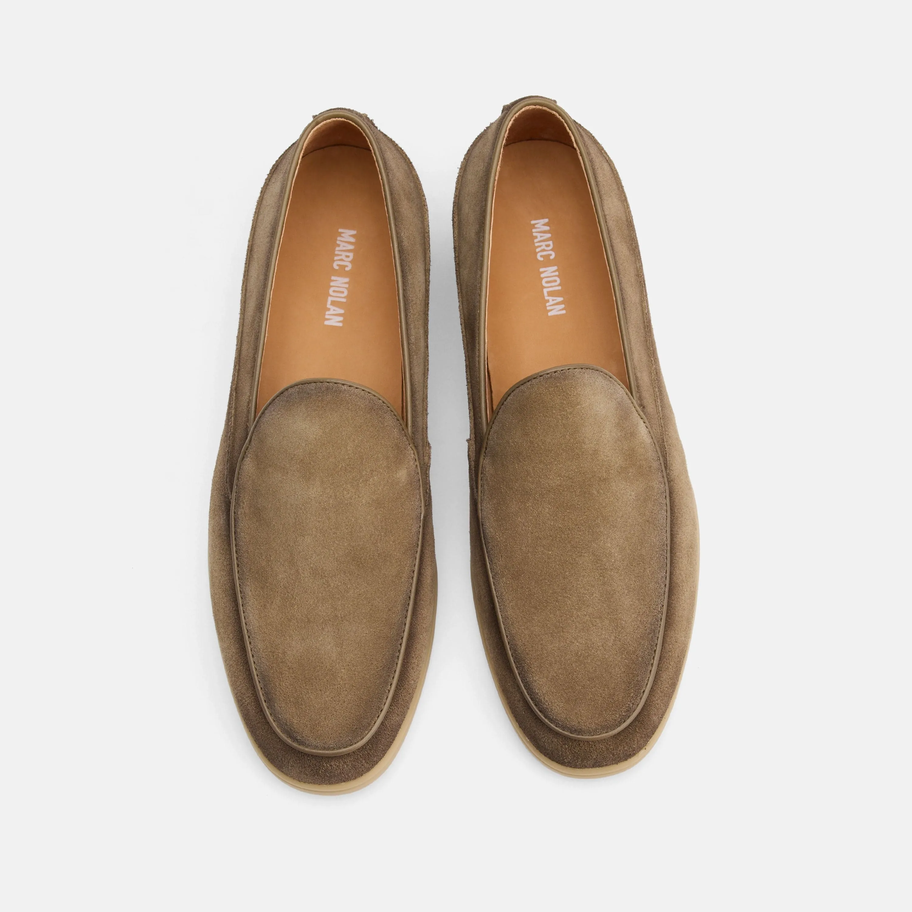 Alessandro Tan Suede Venetian Loafers