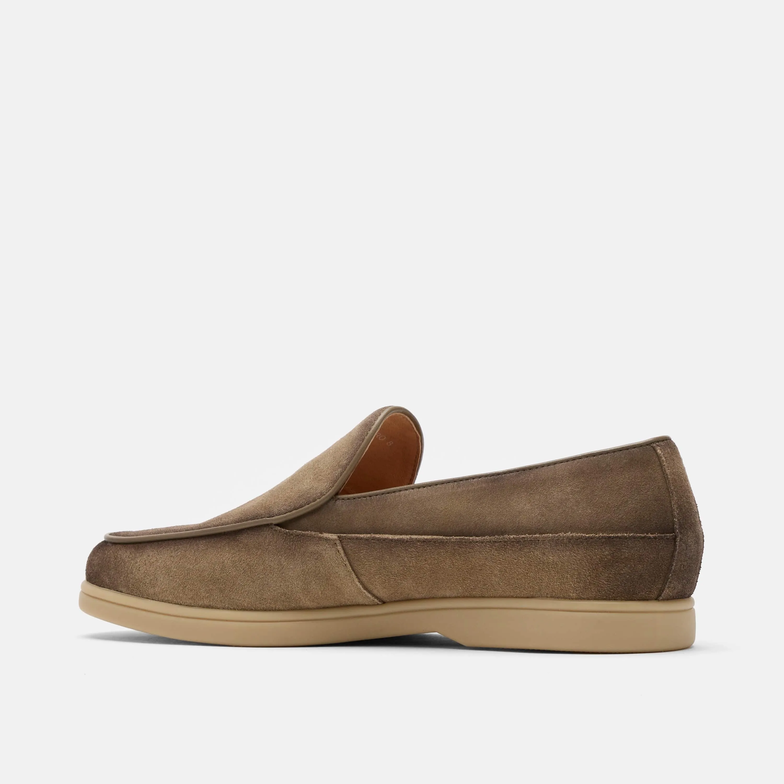Alessandro Tan Suede Venetian Loafers