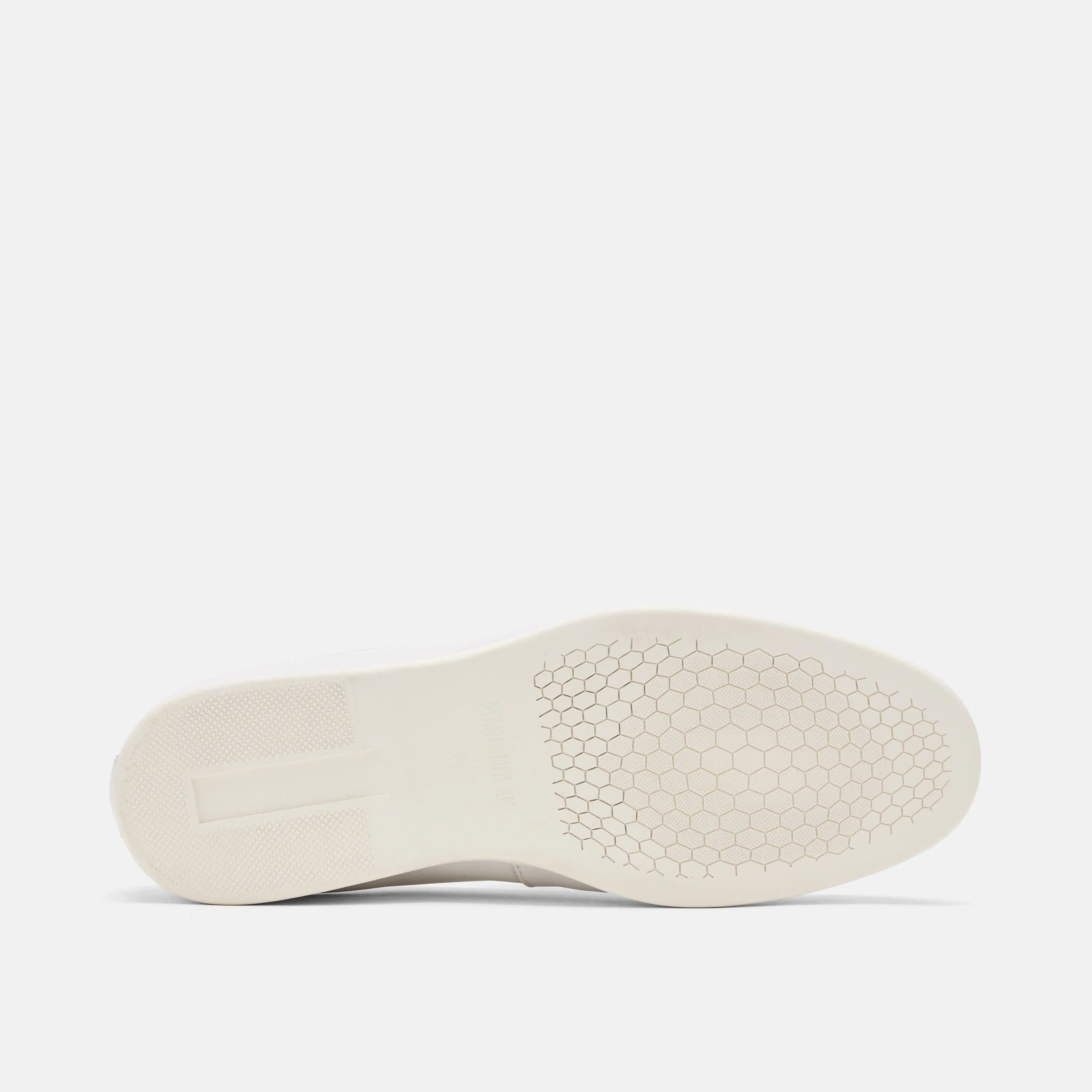 Alessandro White Leather Venetian Loafers
