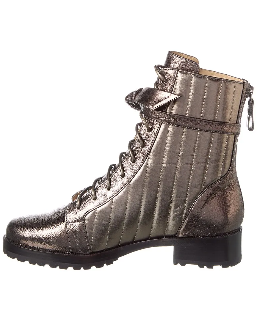 Alexandre Birman Clarita Quilted Leather Combat Boot