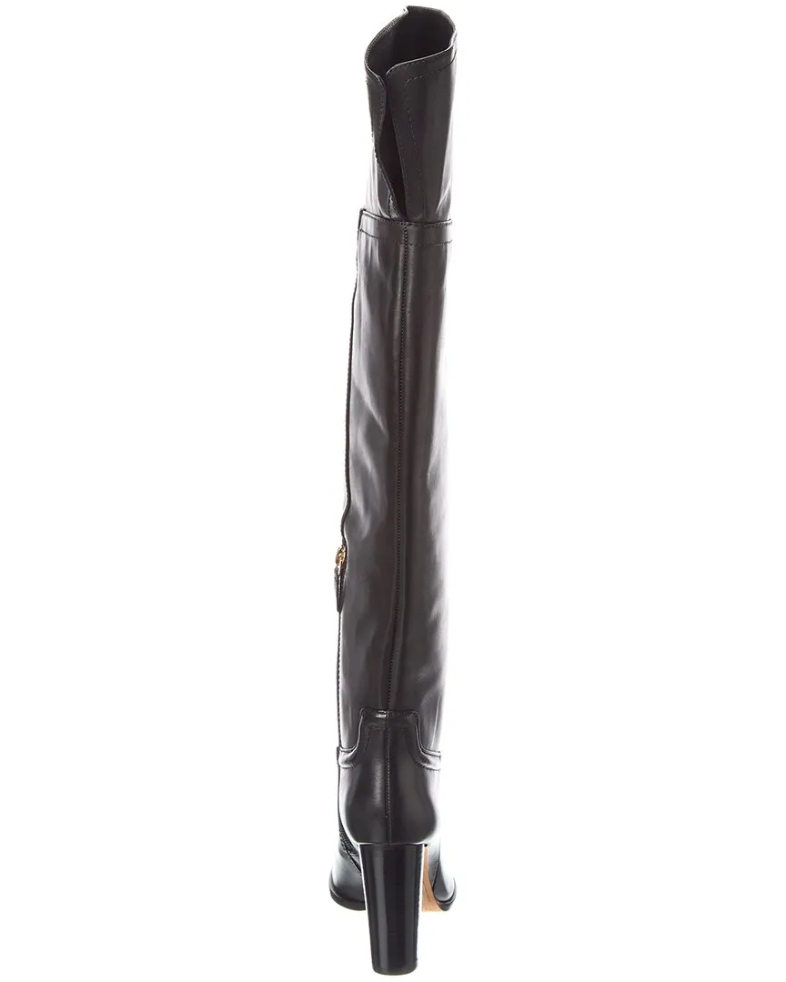 Alexandre Birman Lauren 90 Leather Over-The-Knee Boot