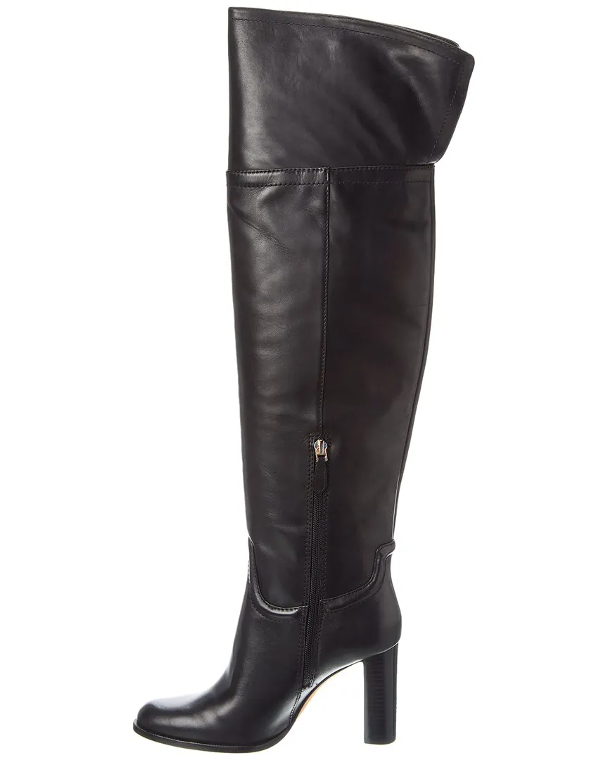 Alexandre Birman Lauren 90 Leather Over-The-Knee Boot