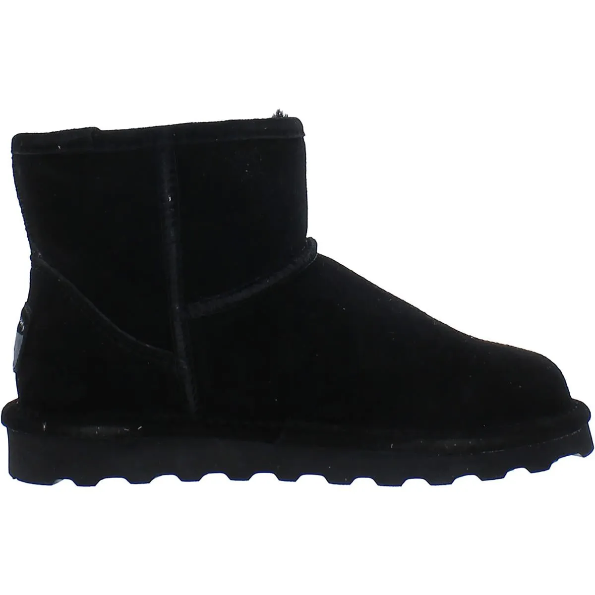 Alyssa Wide Womens Suede Pull on Winter & Snow Boots