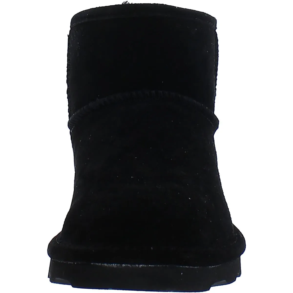 Alyssa Wide Womens Suede Pull on Winter & Snow Boots