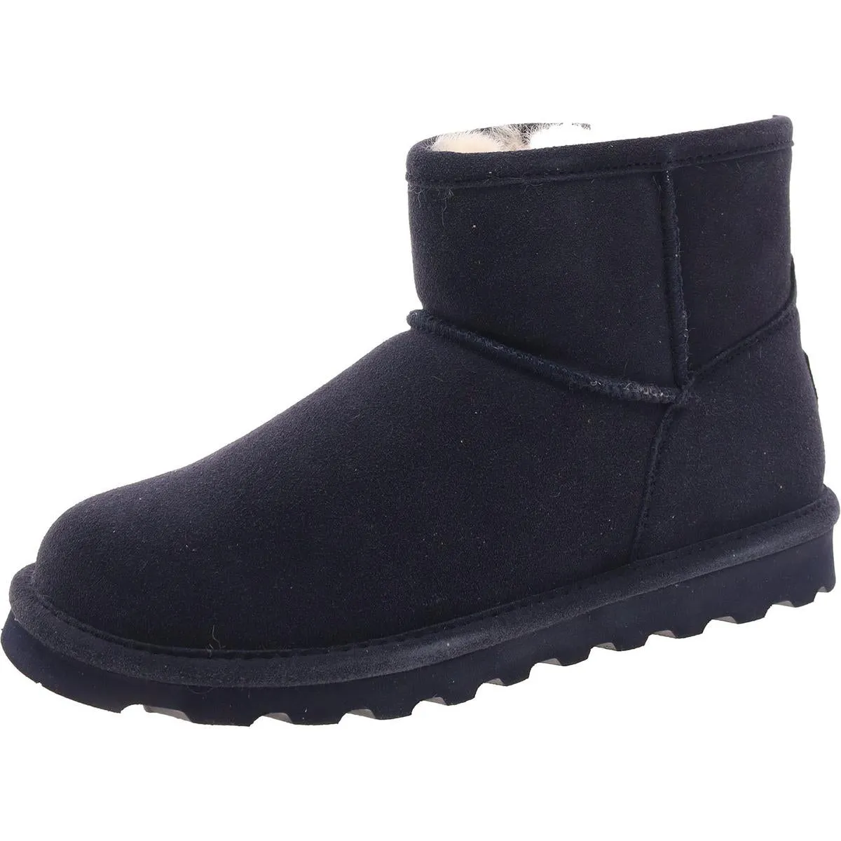 Alyssa Womens Suede Pull On Winter & Snow Boots