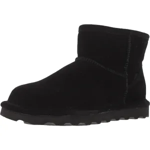 Alyssa Womens Suede Pull On Winter & Snow Boots