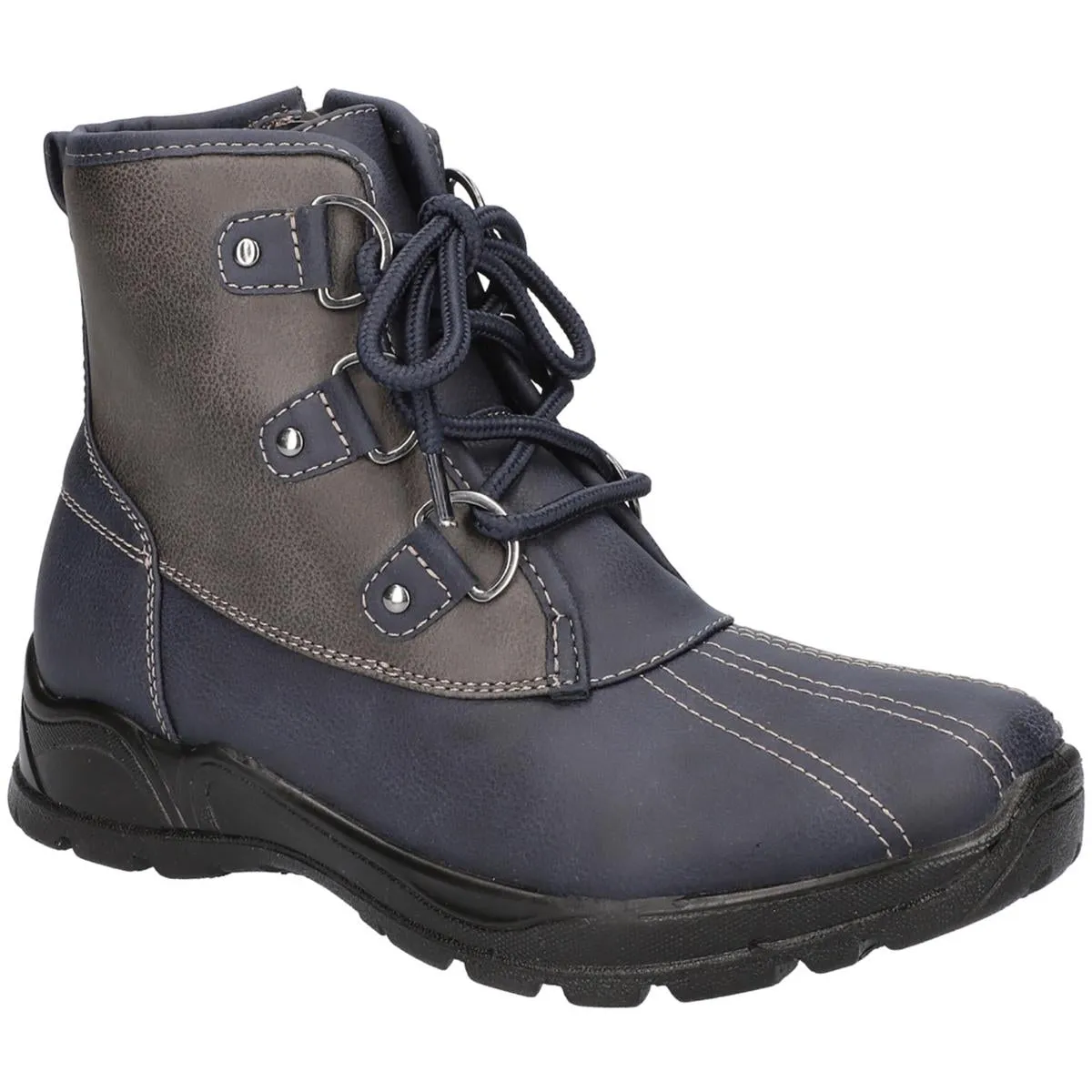 Arctic Womens Faux Leather Cold Weather Winter & Snow Boots