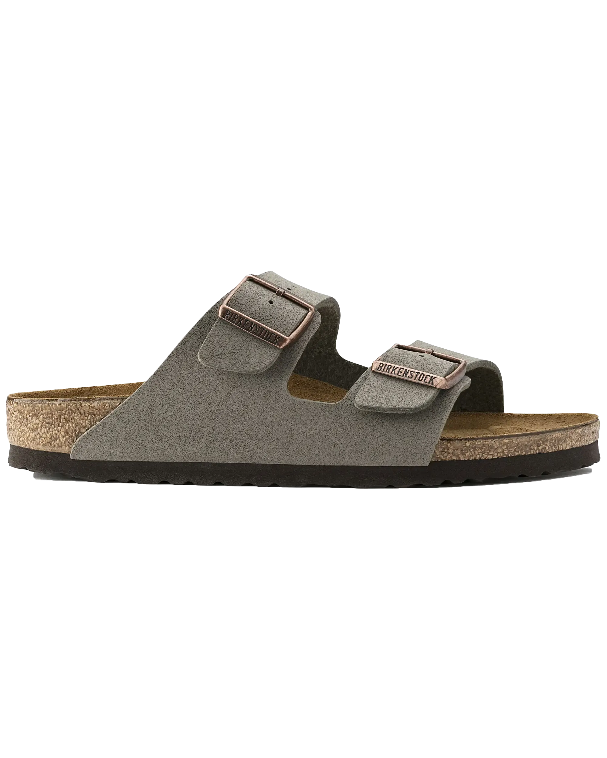 Arizona Birko Flor Sandals in Stone