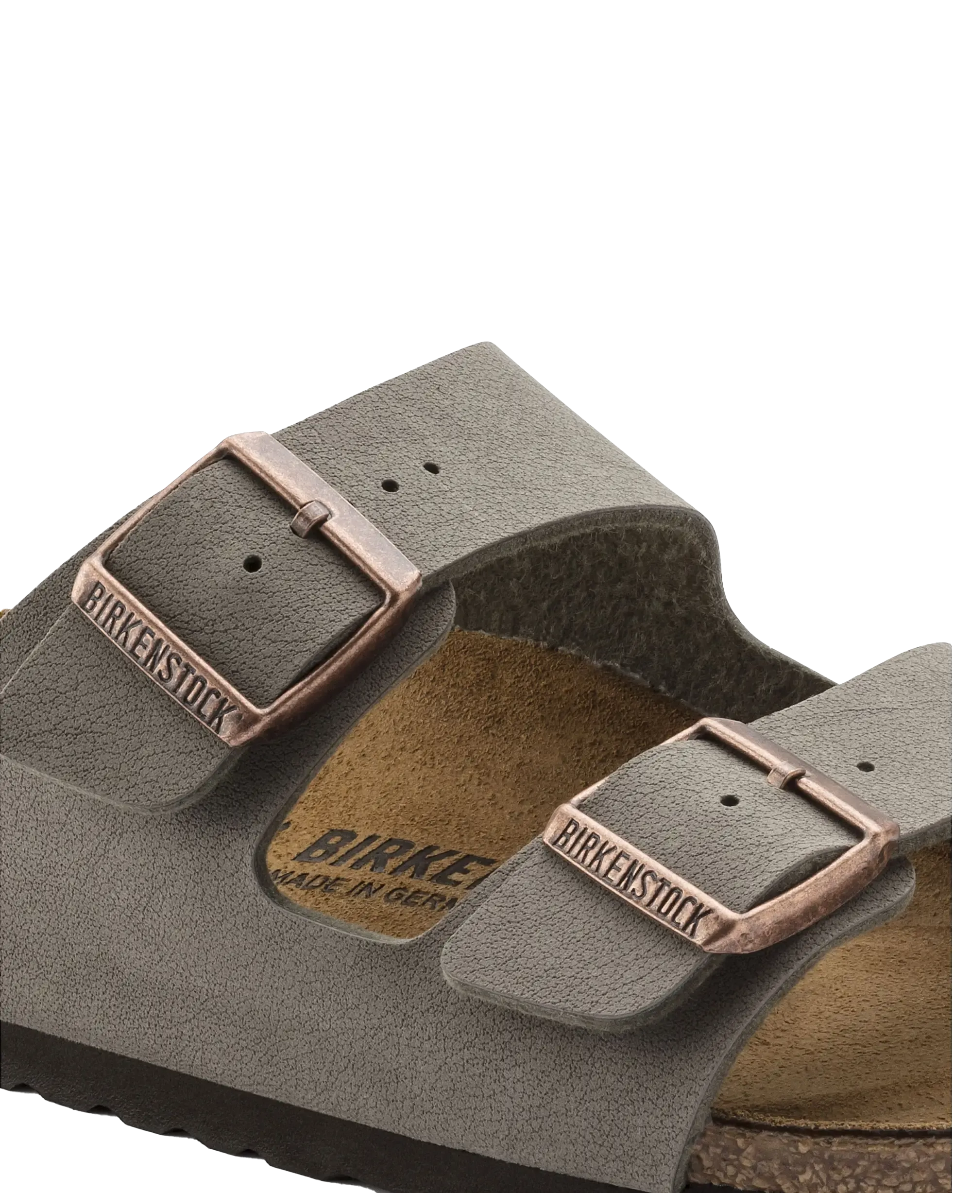 Arizona Birko Flor Sandals in Stone