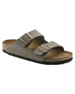 Arizona Birko Flor Sandals in Stone