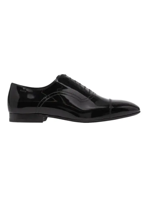 Bally Payton 6238025 Men's Black Calf Patent Leather Oxford