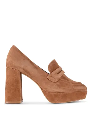 Belle Cognac Suede
