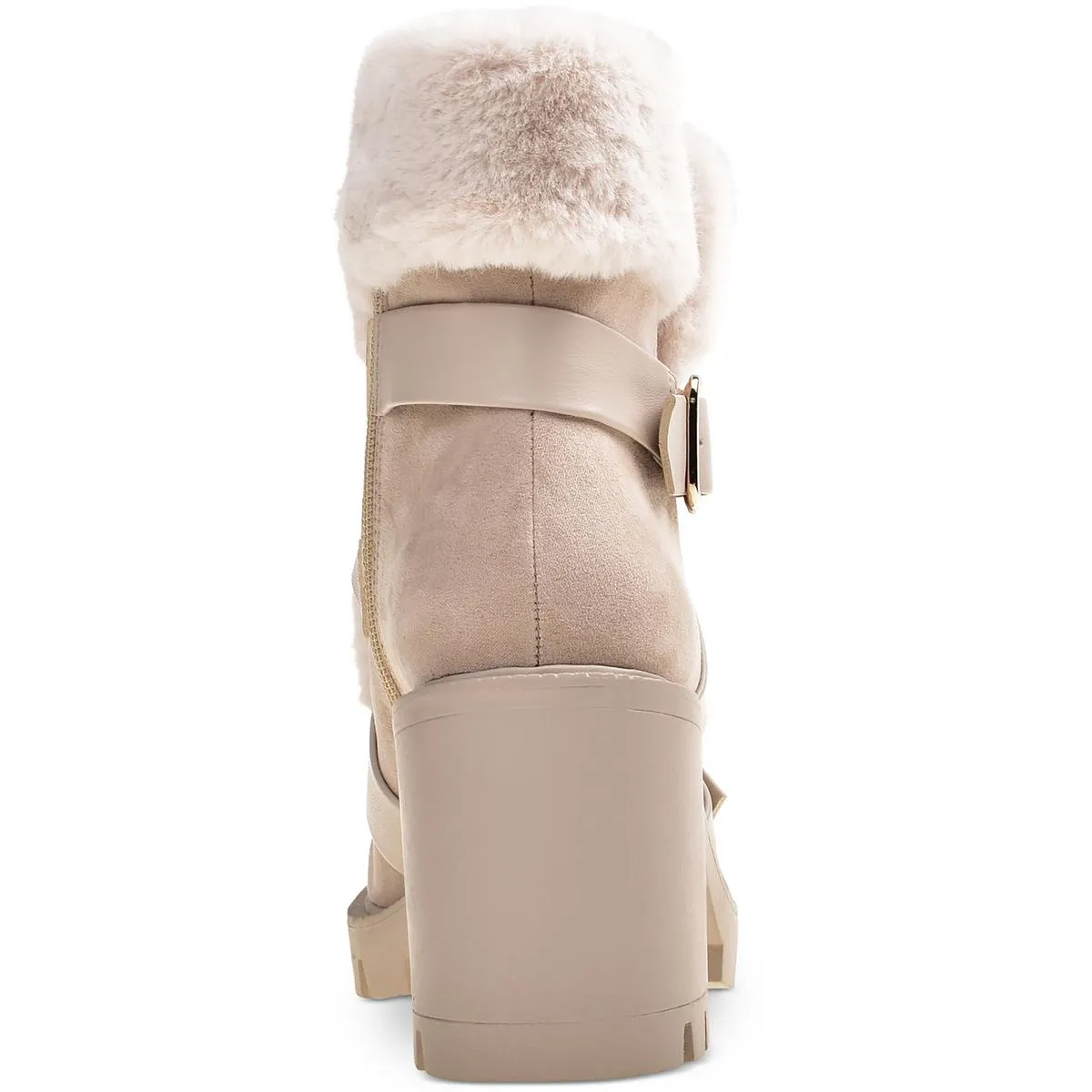 Bemie Womens Faux Fur Zipper Winter & Snow Boots