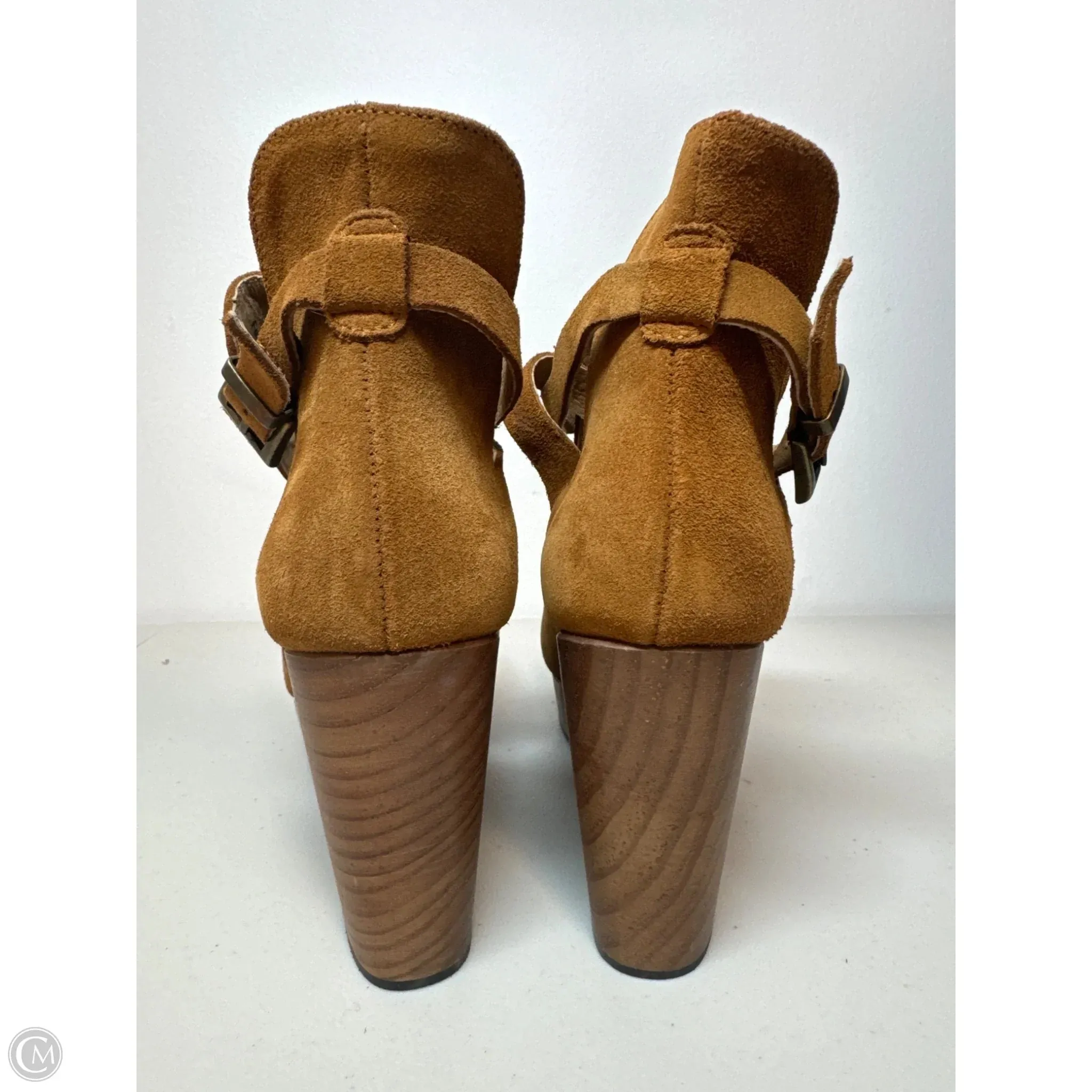 Boots Ankle Heels By Free People In Tan, Size: 9