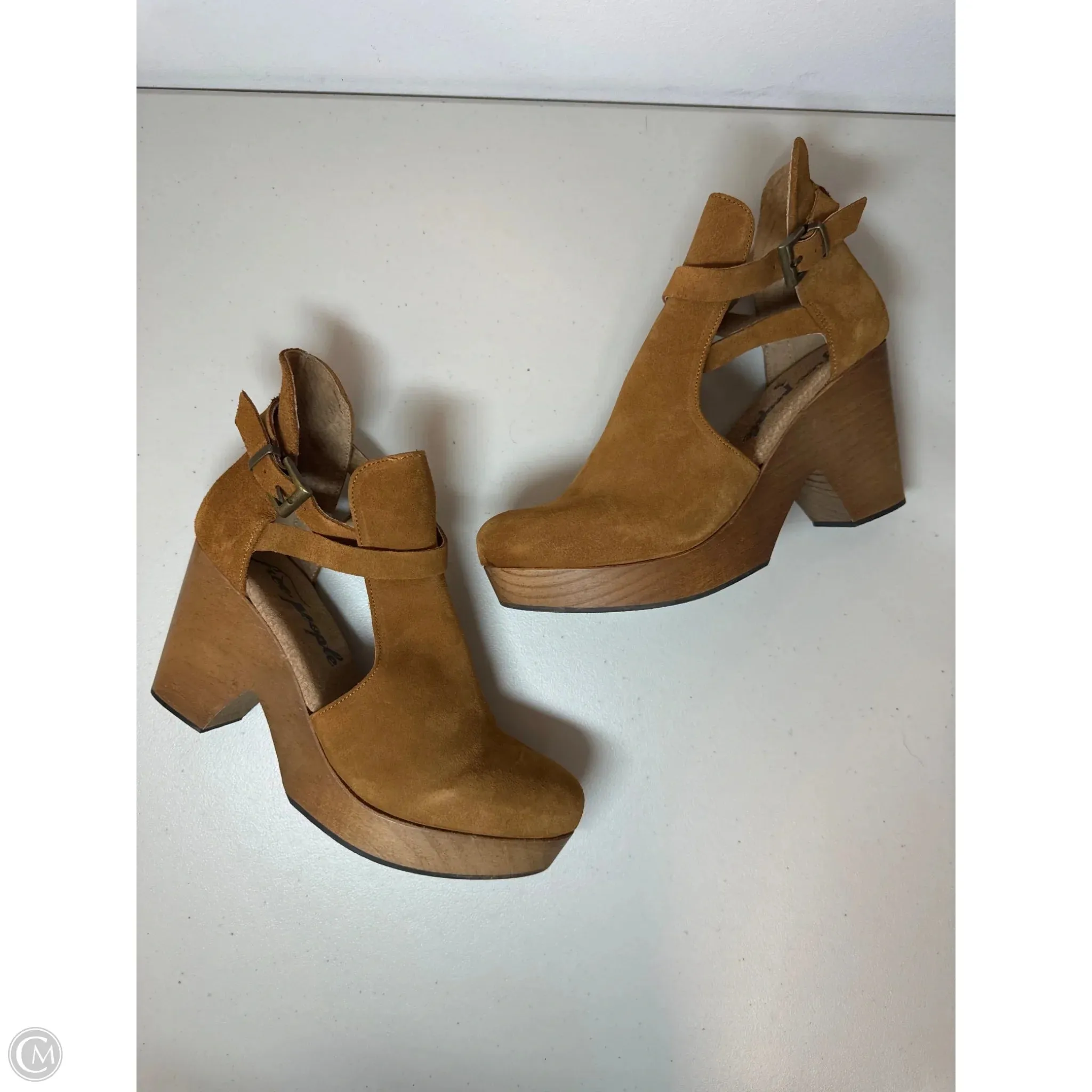 Boots Ankle Heels By Free People In Tan, Size: 9