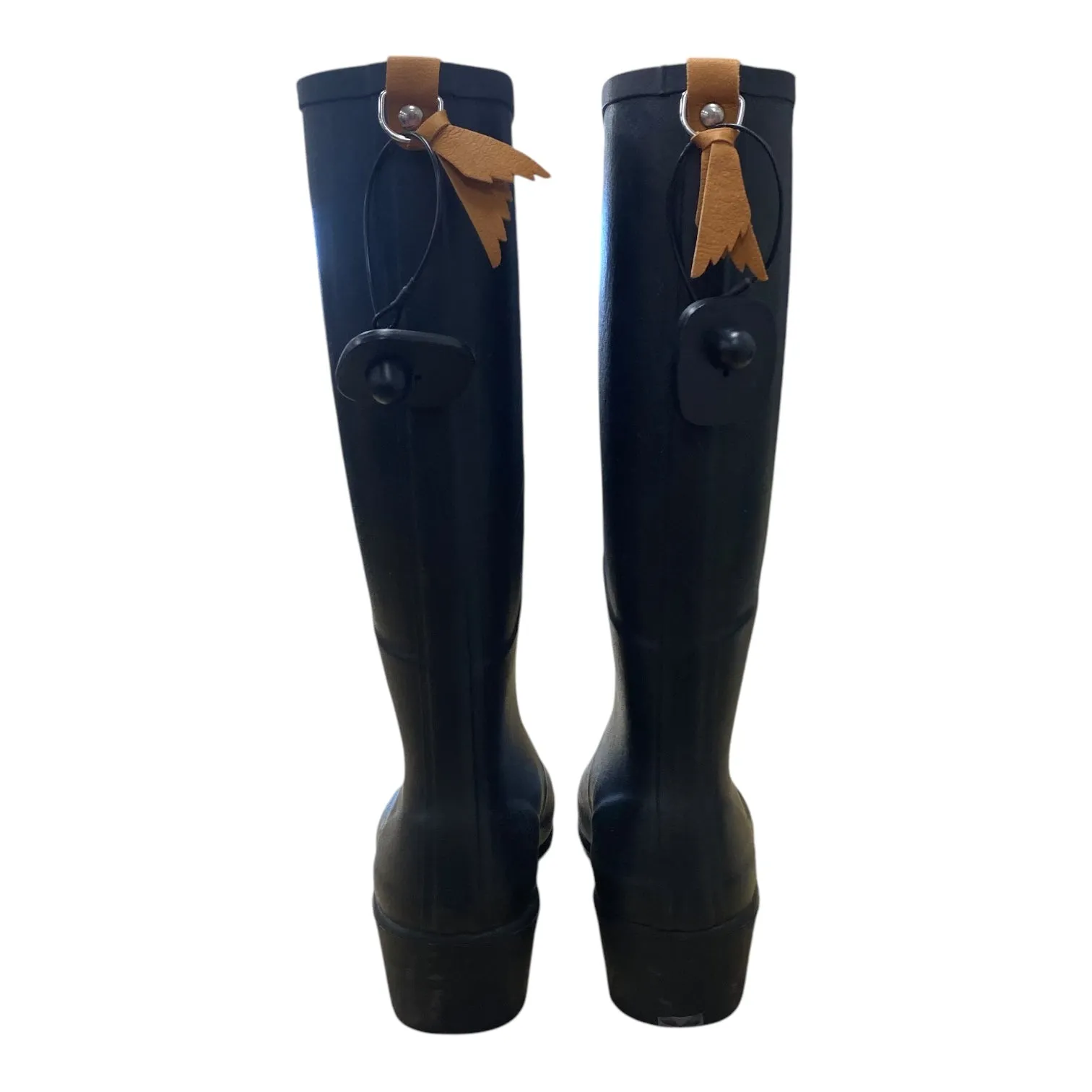Boots Rain By Aigle In Black, Size:10