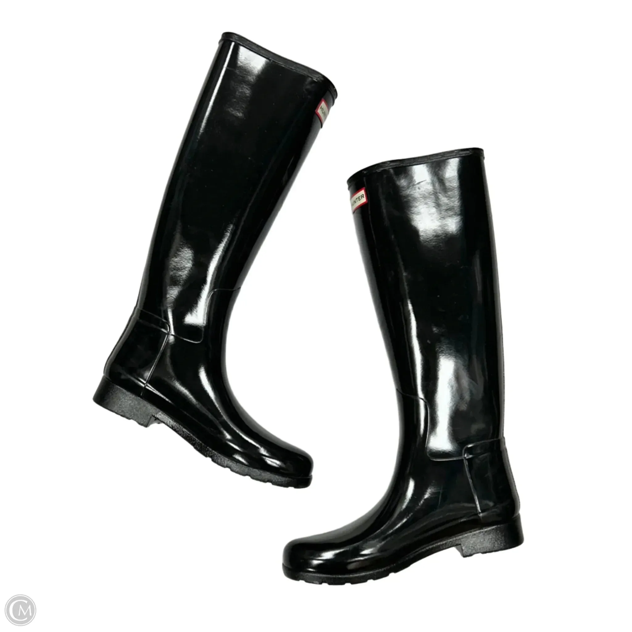 Boots Rain By Hunter In Black, Size: 8