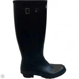 Boots Rain By Hunter In Black, Size: 9