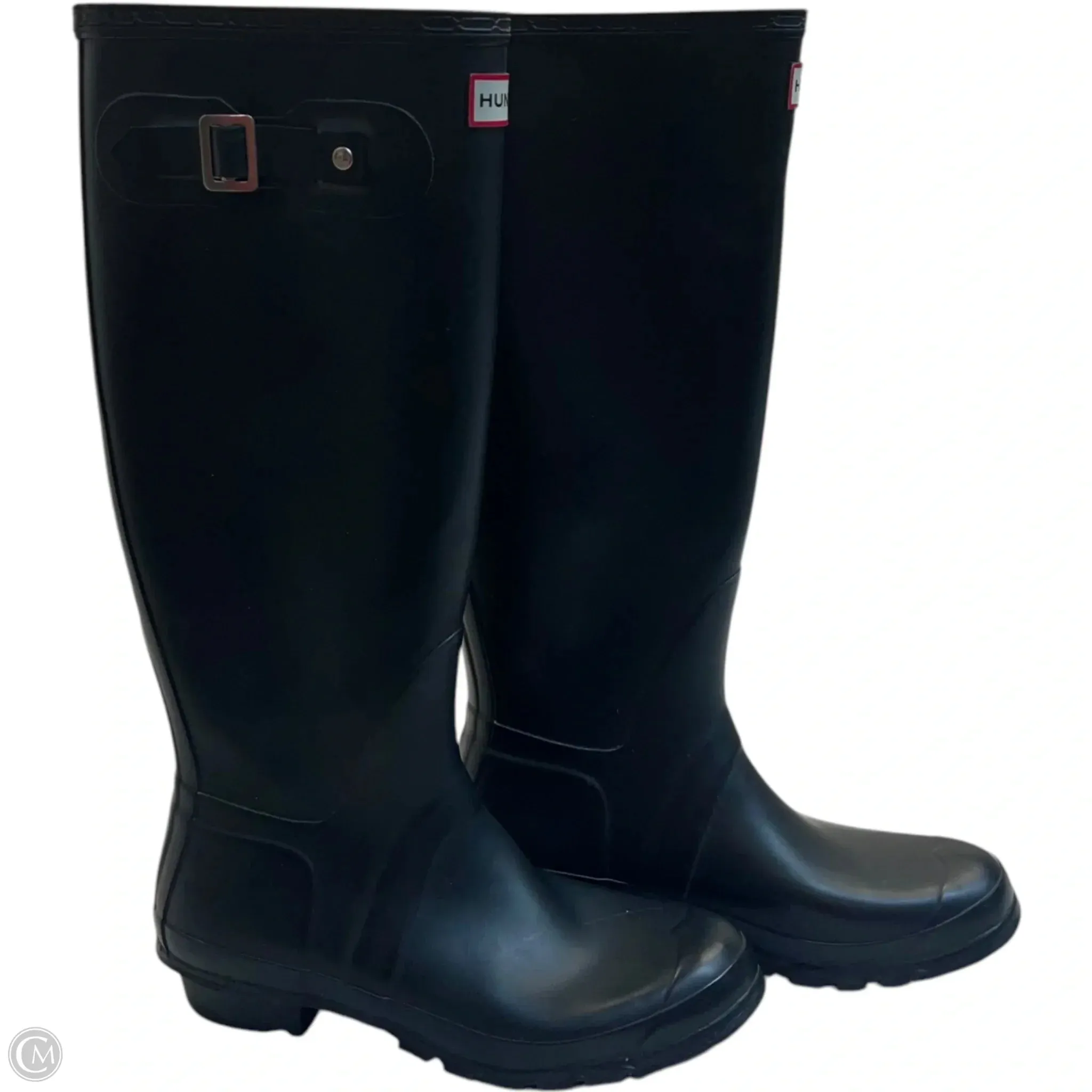 Boots Rain By Hunter In Black, Size: 9