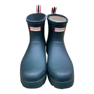Boots Rain By Hunter In Green, Size:10