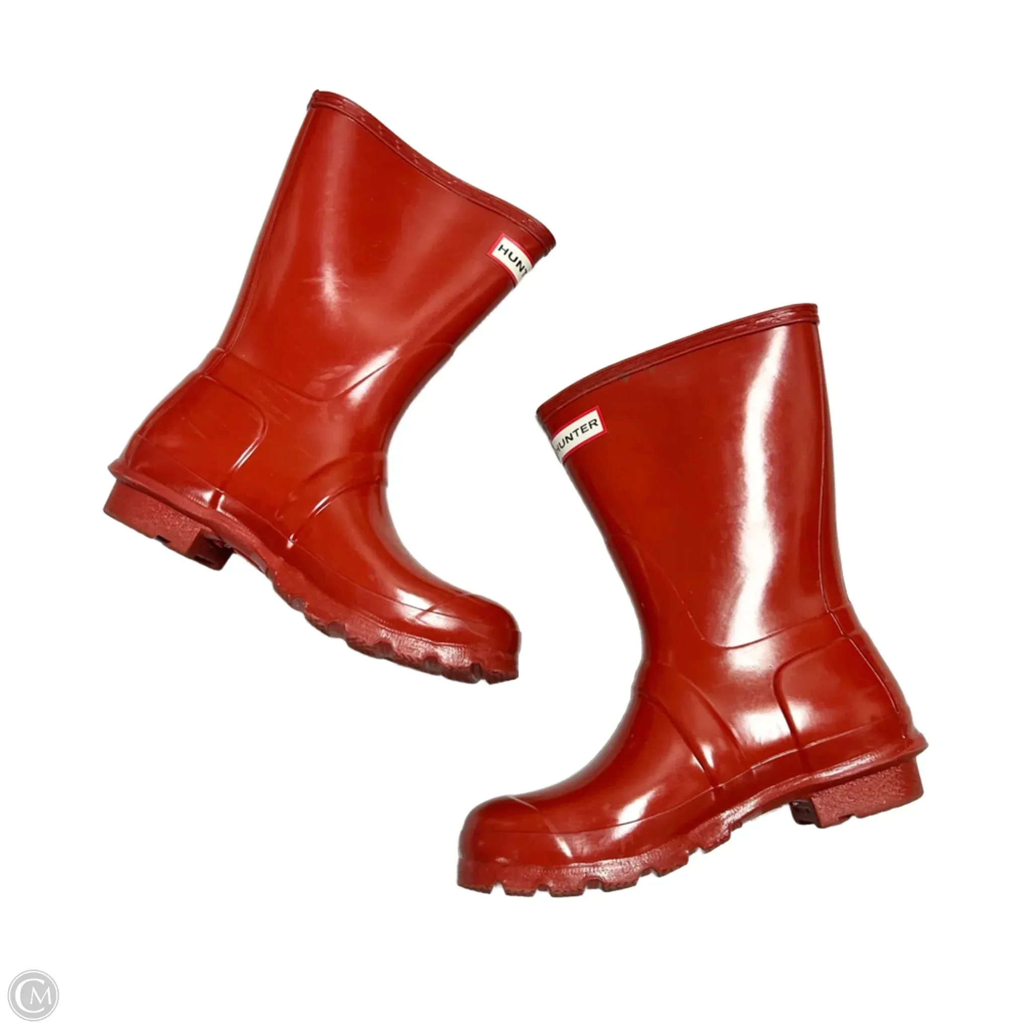 Boots Rain By Hunter In Red, Size: 6