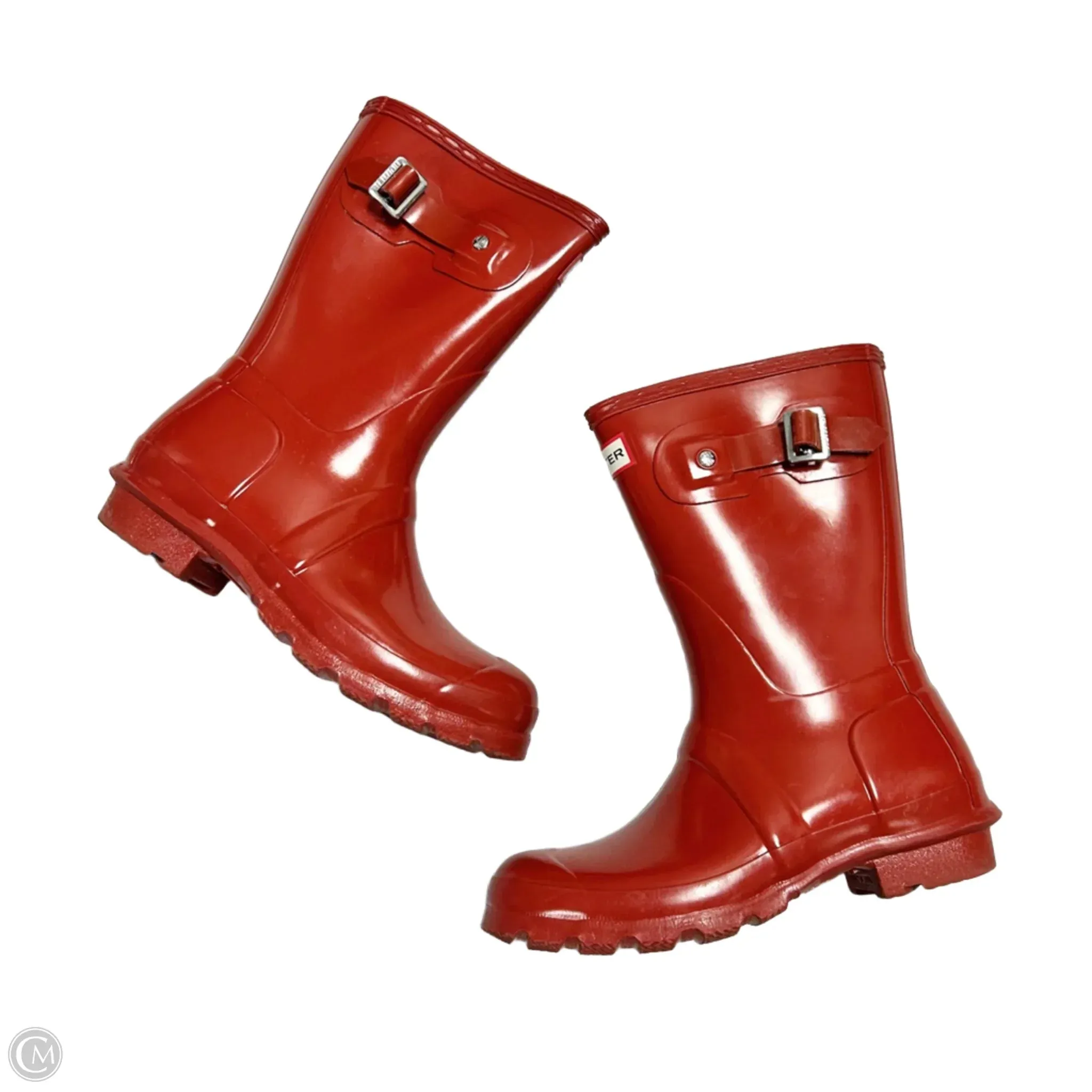 Boots Rain By Hunter In Red, Size: 6