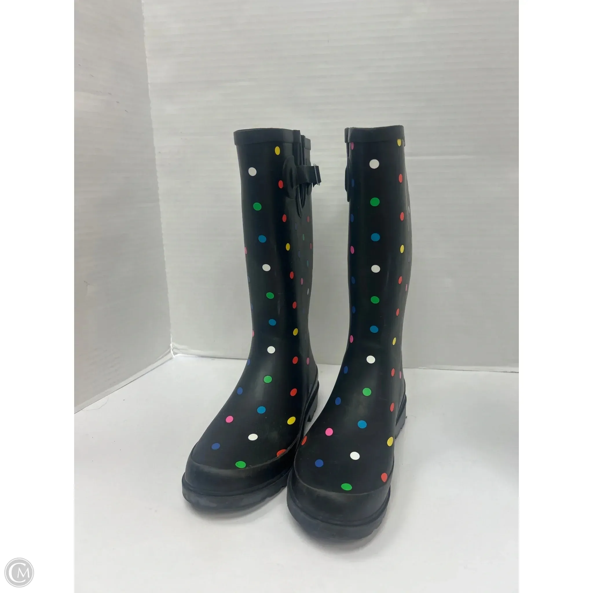 Boots Rain By London Fog In Black, Size: 7