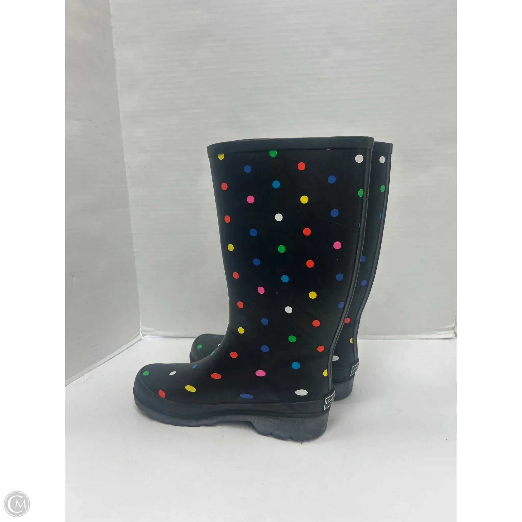 Boots Rain By London Fog In Black, Size: 7