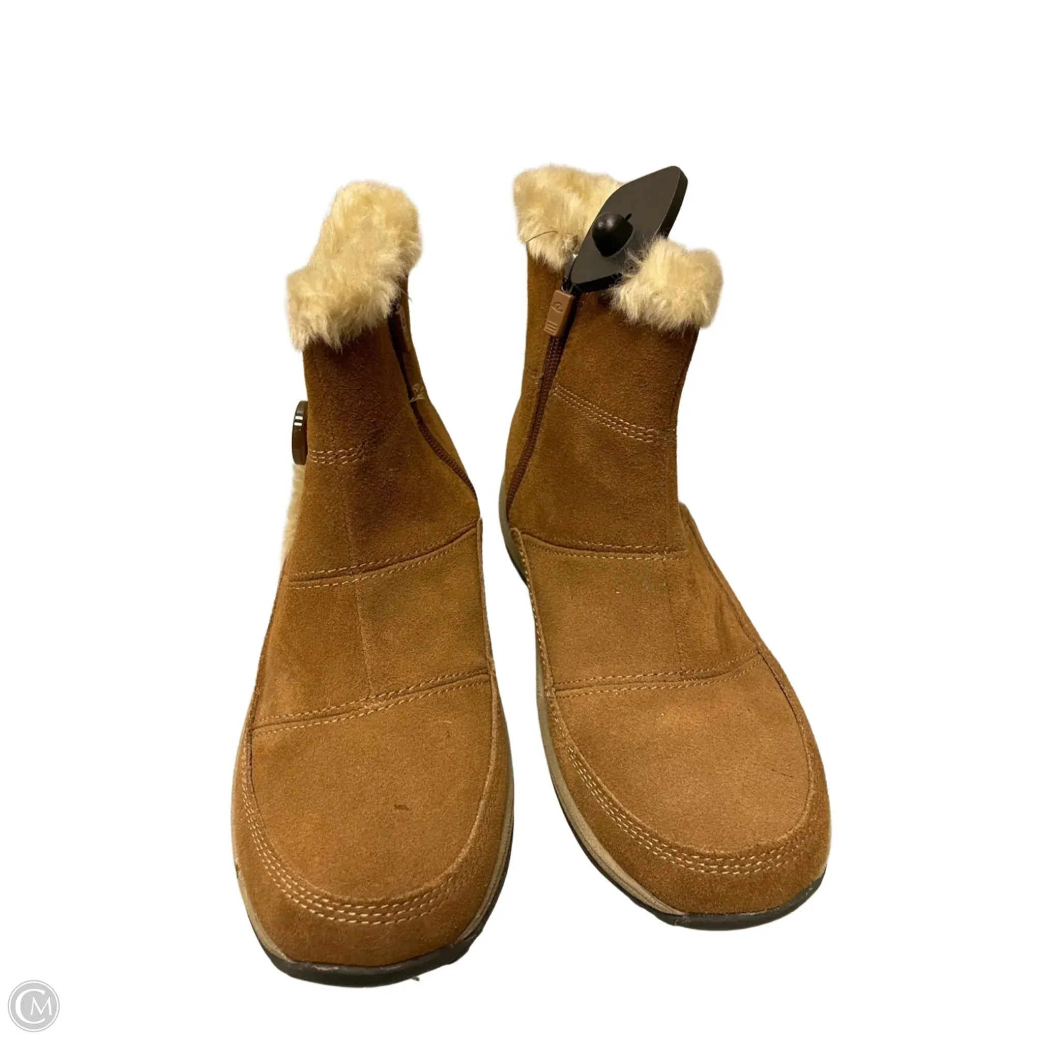 Boots Snow By Easy Spirit In Brown, Size: 7.5