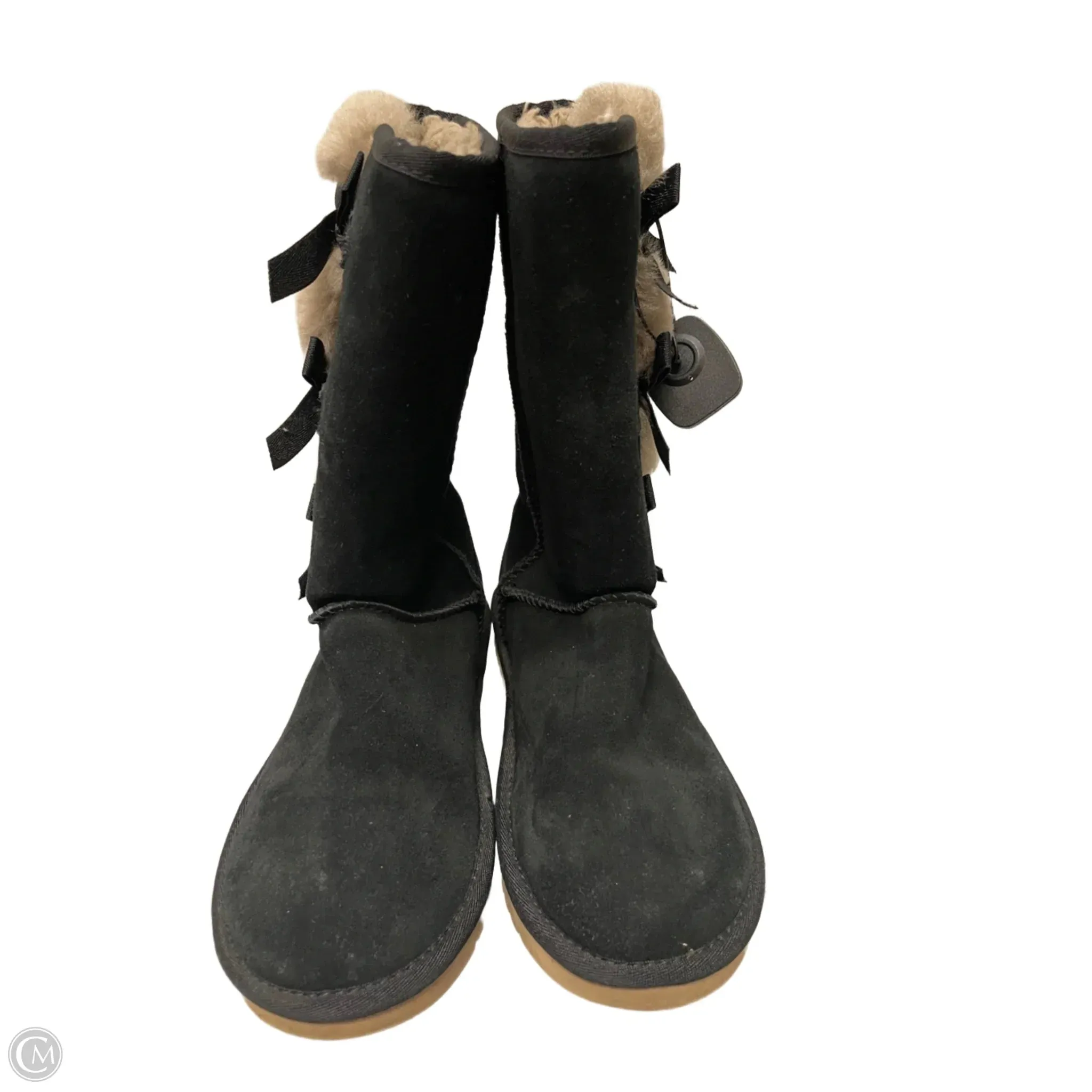 Boots Snow By Koolaburra By Ugg In Black & Tan, Size: 7