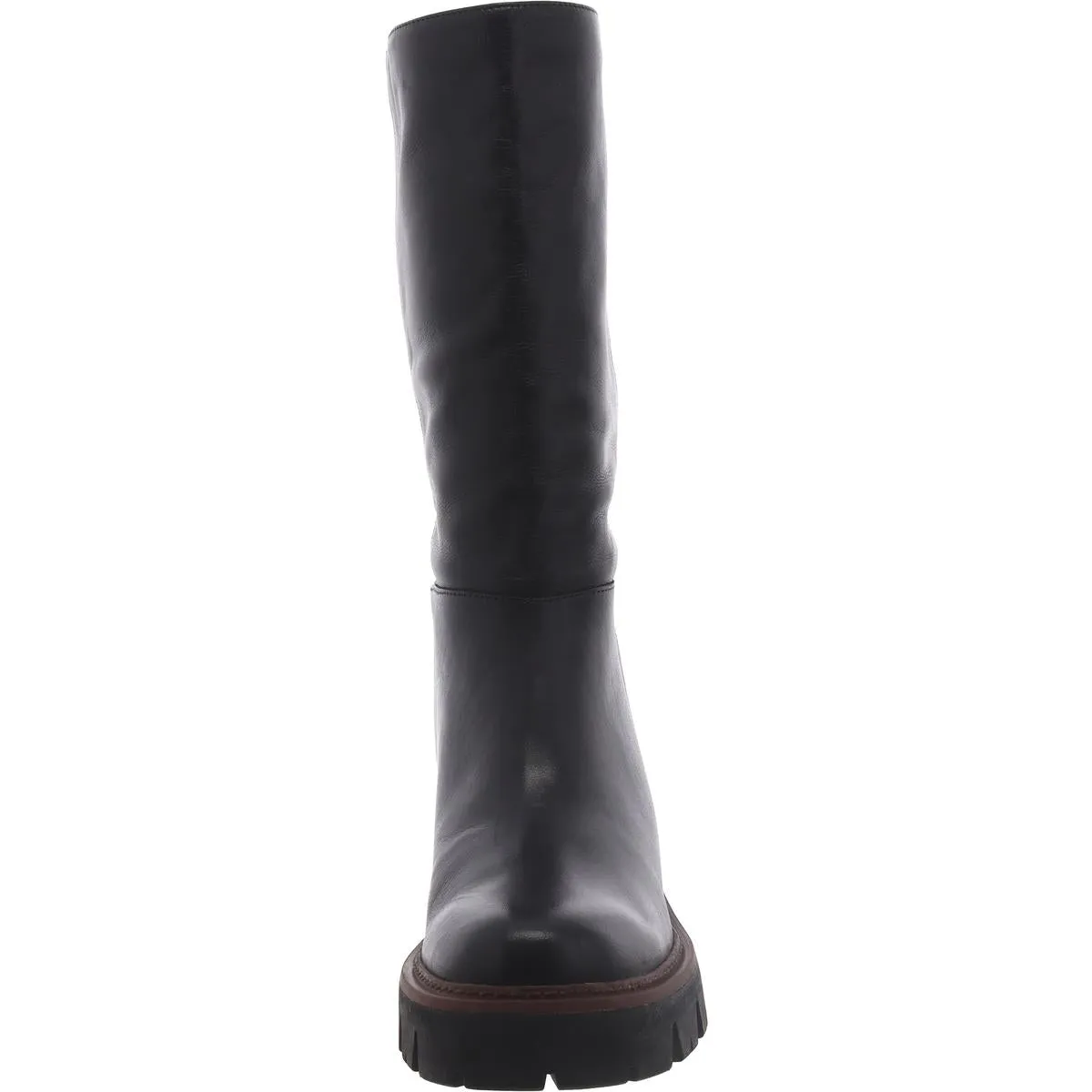 Bota Womens Leather Pull On Knee-High Boots