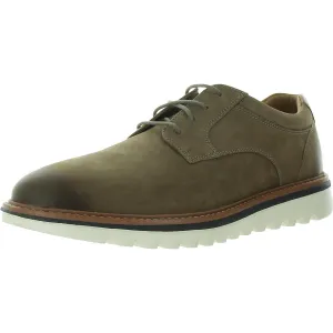 Braydon Mens Lace-Up Nubuck Oxfords