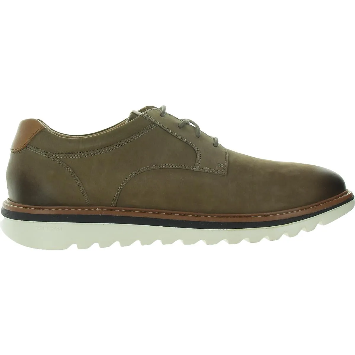 Braydon Mens Lace-Up Nubuck Oxfords