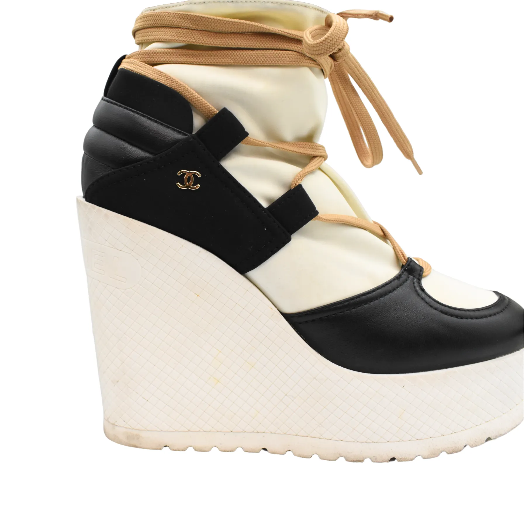 Chanel Wedge Boots - Women's 37.5