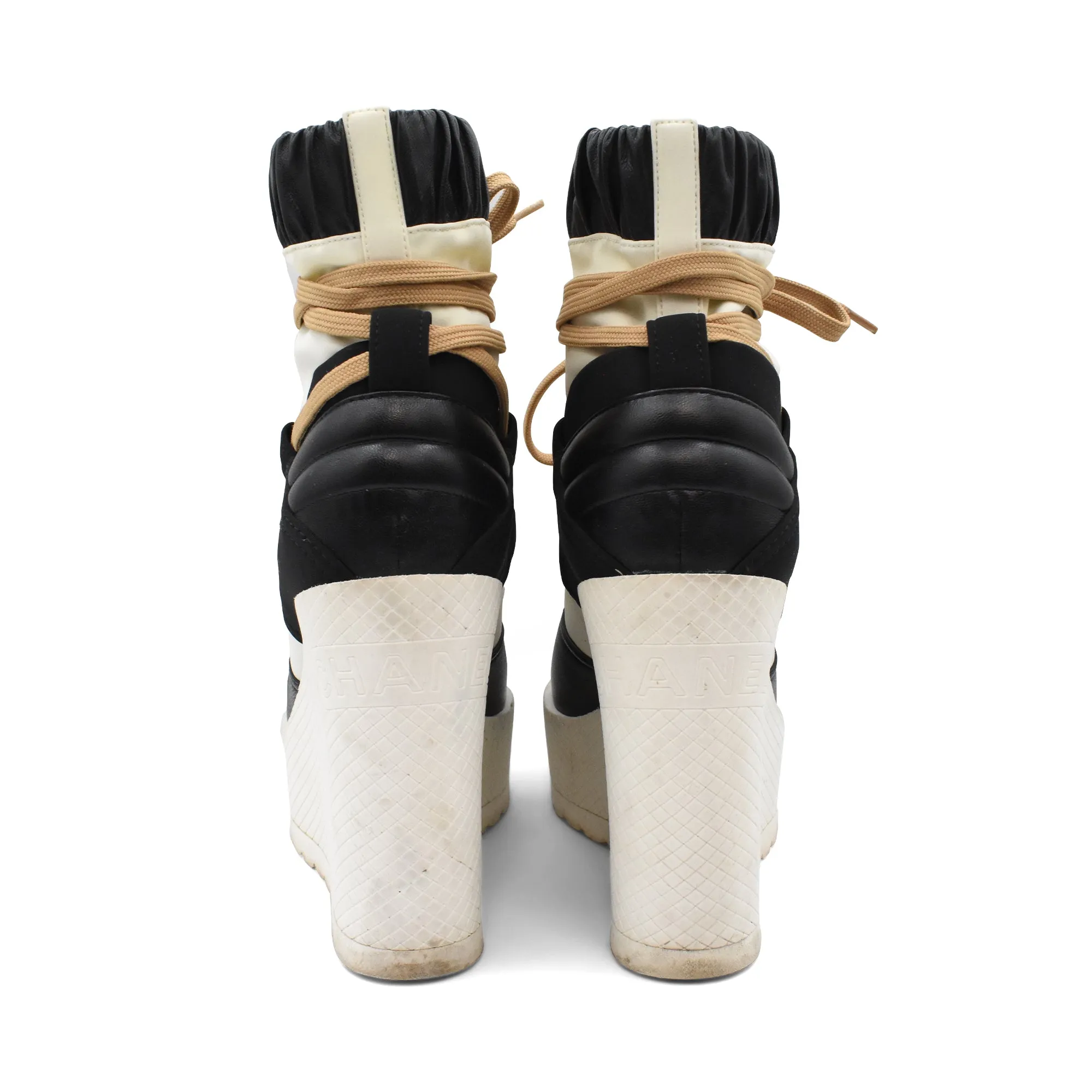 Chanel Wedge Boots - Women's 37.5
