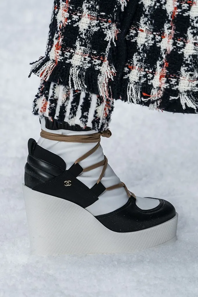 Chanel Wedge Boots - Women's 37.5