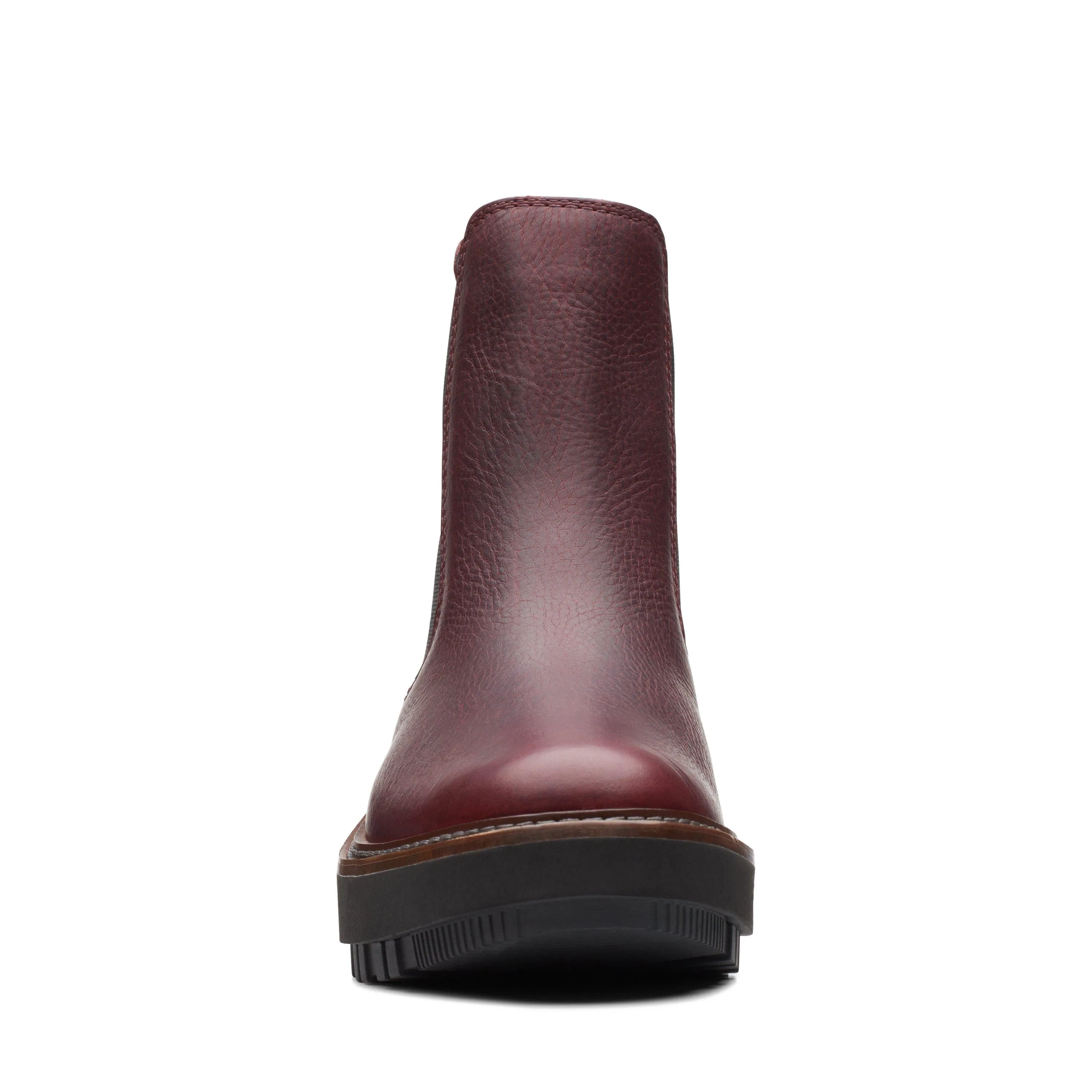 Clarks Orianna W Up in Red Leather