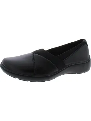 Cora Charm Womens Leather Slip On Loafers