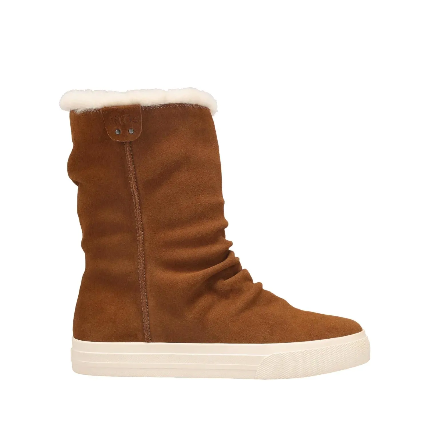 Cozy Chic Mid-Calf Lined Boot In Chestnut