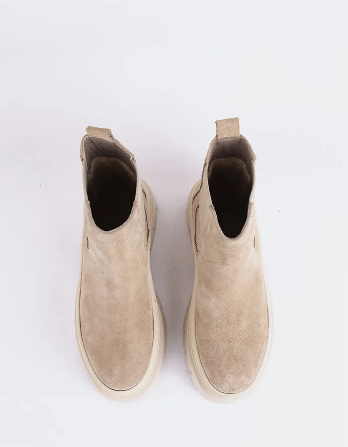 Delya Beige Suede