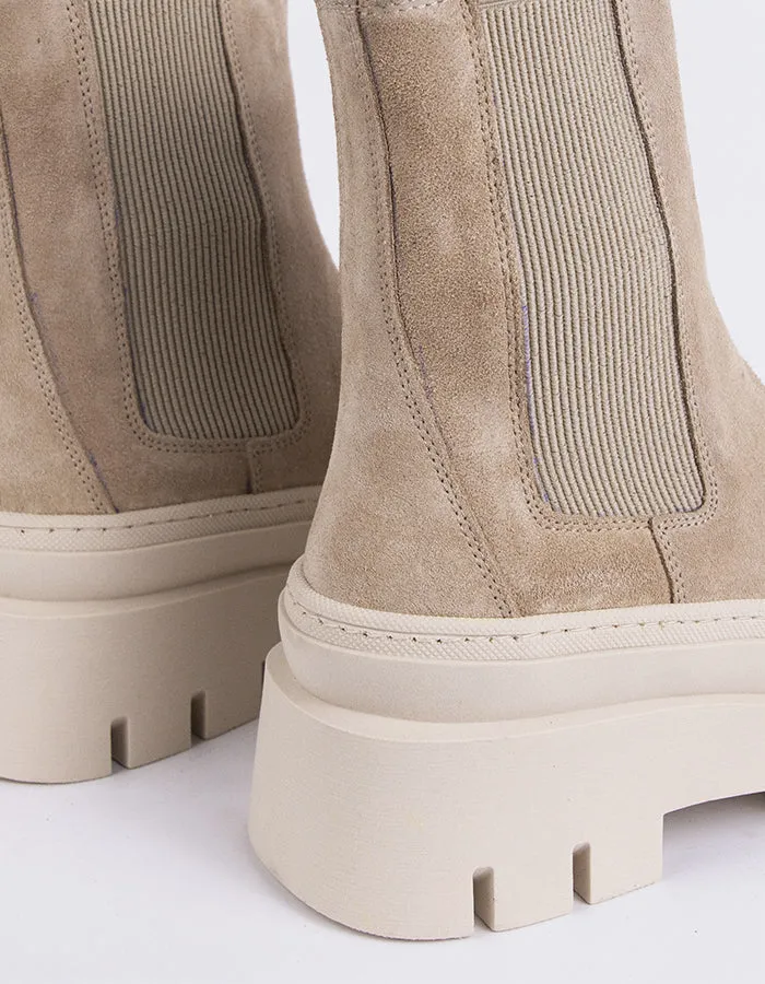 Delya Beige Suede