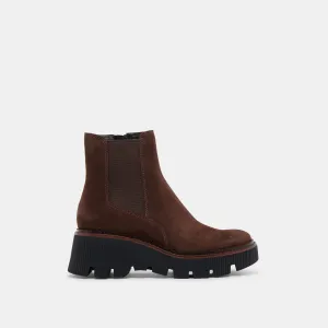 EMMET H2O BOOTS DK BROWN SUEDE
