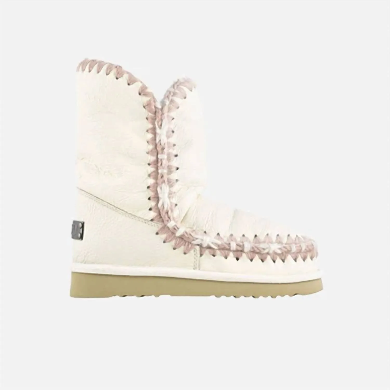 Eskimo Overtstitching In White