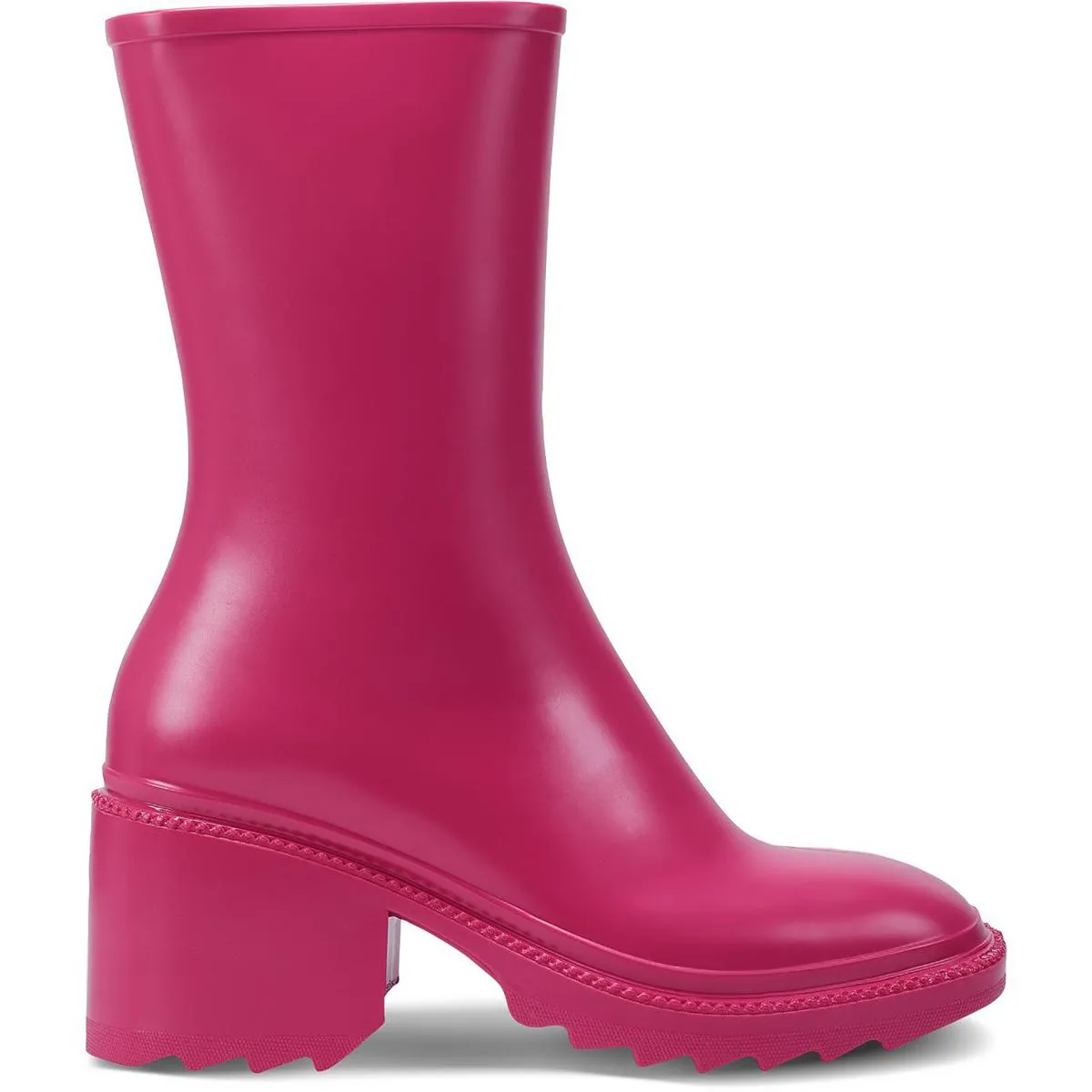 Everett Womens Faux Leather Outdoor Rain Boots